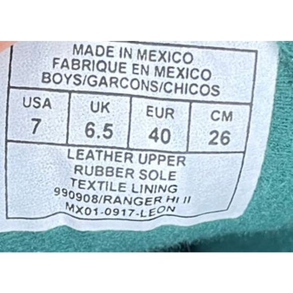 Boys Polo Ralph Lauren Ranger Hi II Leather Boots Size 7 Tan - Picture 5 of 6